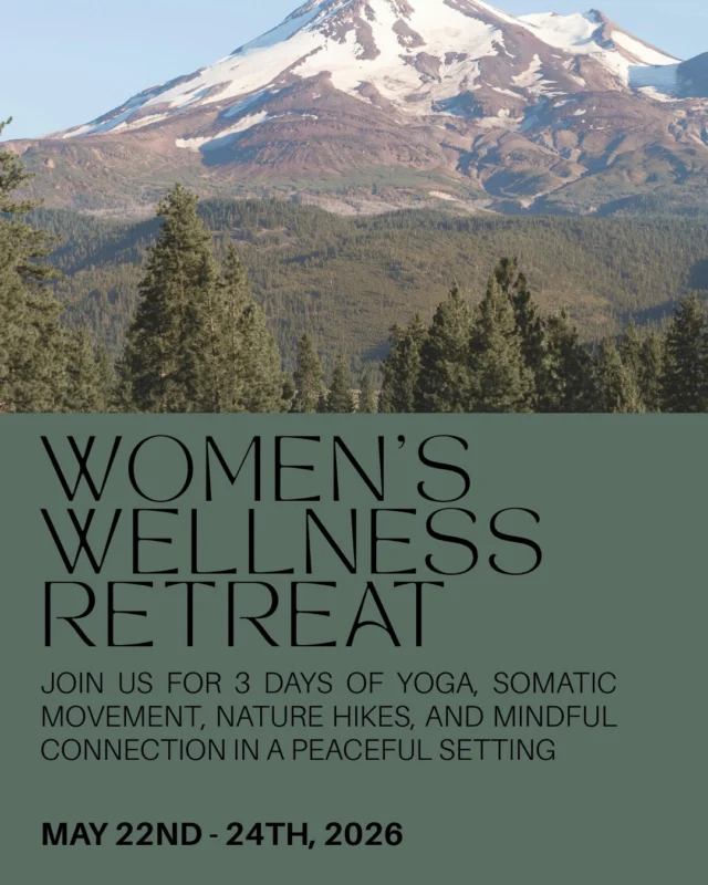 The Journey Inwards: A 3-Day Wellness Retreat in Mt. Shasta, CA ✨

This coming Memorial Day weekend ( May 22-24), my friend @junicorn_33 & I are creating an intentional space to slow down, reconnect, and reset.

Join us for three days immersed in nature, intentional movement, and meaningful rest.😌

What we’ll offer:

🕊️Daily yoga + somatic movement

🕊️Tea ceremony

🕊️Optional nature hikes

🕊️Spacious, flexible schedule with plenty of free time

🕊️Time to unplug and simply be

This retreat isn’t about packing the schedule — it’s about creating a safe container for rest and cultivating presence. A weekend to step away from the daily grind and reconnect with yourself, just as you are.

Jun & I both share a deep passion for being in nature and believe it supports the nervous system in softening, unwinding, and opening to what’s ready to be felt.

This is an invitation to reclaim the parts of yourself that may be asking for additional care and attention.

If you’re craving space, stillness, and gentle support — we’d love to have you join us.

Jun & Jenny🤍