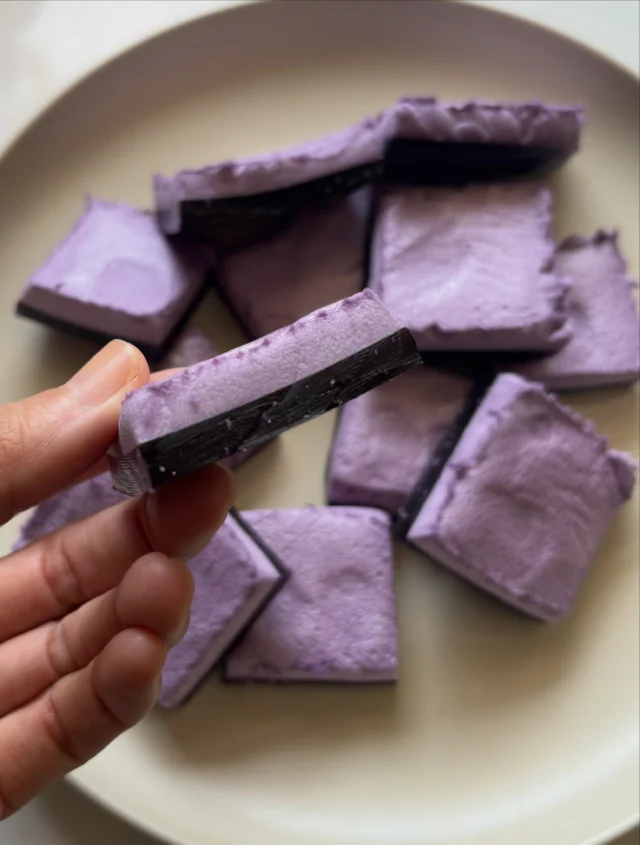 Marshmallow | Gelatin Bites for Skin, Gut, and Joint Health💜💜💜

I’m always trying to find creative ways to incorporate food as medicine. Here’s a new yummy treat I made- it’s also good for you☺️

Gelatin benefits:

Gelatin is a protein derived from collagen found in animal bones and connective tissue. Gelatin contains protein and amino acids that are beneficial for gut and skin health ( hydrating the skin and tissues). The proteins in gelatin can help heal and protect the intestinal lining supporting better digestion. It helps strengthen bones and joints by reducing inflammation and providing building blocks for cartilage.

Marshmallow Root: 

Has a mucilaginous and gel like property that helps to protect the lining of the intestines aiding in digestive issues like heartburn, ulcers, and gastritis. It can help soothe the respiratory membranes especially for dry coughs. It’s ultra hydrating and tonifies the yin. A superb herb, one of my absolute favorites!!

How to Make Homemade Marshmallows:

Ingredients:

1 cup of marshmallow root tea
1/4 cup of gelatin
1 tsp vanilla or almond extract
1/4-1/2 cup of maple syrup
Pinch of Salt
Coconut oil or oil of choice to line a pan
* You can add matcha, rose, ube, or any other flavoring of your choice!

How to Make:

💜Boil 1 cup of hot water and pour over 2 tablespoons of dried marshmallow root. Let it sit for 3-4 hours and strain the liquid.
💜Set aside a glass dish greased with coconut oil 
💜Add gelatin to 1/2 cup of tea and set to “bloom”
💜Add the other 1/2 of tea to the stovetop and other ingredients and heat up.
💜Slowly start to add the hot ingredients to the “bloom” and begin blending with an electric mixer until it begins to fluff and become smooth.
💜Add the marshmallow fluff to the dish.
💜Refrigerate until firm and then cut the pieces and enjoy!!
💜Marshmallows can be stored in an airtight container.

Note: should be more of a marshmallow consistency. Mine somehow came out two toned which is also fine and yummy☺️