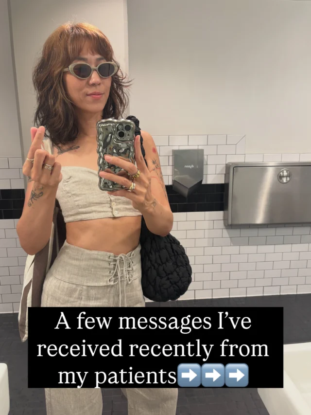 I love receiving texts from my patients reporting back how much better they feel and how quick their recovery has been from their acupuncture treatments.

Here are a few messages I’ve received recently from my patients! 

Thank you always for your trust🙏🏼🫶🏼🤍✨It’s a joy to do what I love- so grateful🥰